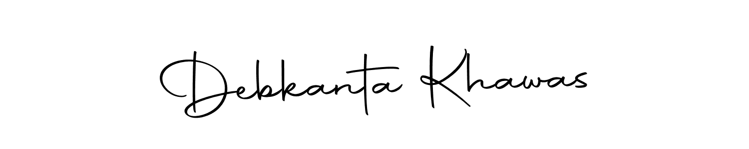 The best way (Autography-DOLnW) to make a short signature is to pick only two or three words in your name. The name Debkanta Khawas include a total of six letters. For converting this name. Debkanta Khawas signature style 10 images and pictures png
