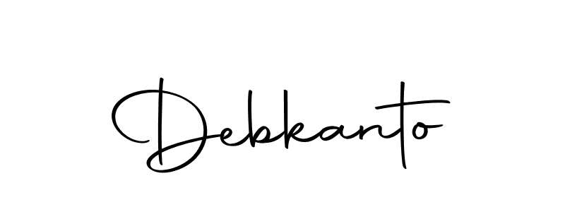 Make a beautiful signature design for name Debkanto. With this signature (Autography-DOLnW) style, you can create a handwritten signature for free. Debkanto signature style 10 images and pictures png