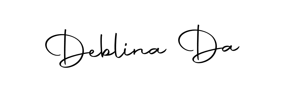 Make a beautiful signature design for name Deblina Da. With this signature (Autography-DOLnW) style, you can create a handwritten signature for free. Deblina Da signature style 10 images and pictures png