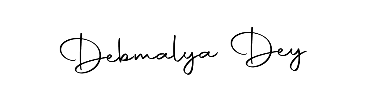 Make a beautiful signature design for name Debmalya Dey. With this signature (Autography-DOLnW) style, you can create a handwritten signature for free. Debmalya Dey signature style 10 images and pictures png