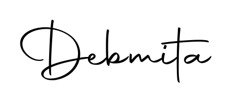 An effortless, minimalist signature concept for Debmita using Autography-DOLnW design. Clean lines that look great on any document. Debmita signature style 10 images and pictures png