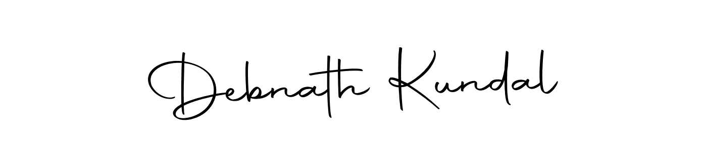 Create a beautiful signature design for name Debnath Kundal. With this signature (Autography-DOLnW) fonts, you can make a handwritten signature for free. Debnath Kundal signature style 10 images and pictures png