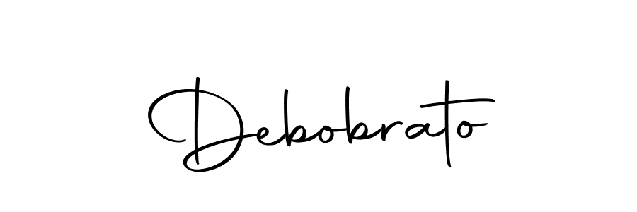 Use a signature maker to create a handwritten signature online. With this signature software, you can design (Autography-DOLnW) your own signature for name Debobrato. Debobrato signature style 10 images and pictures png