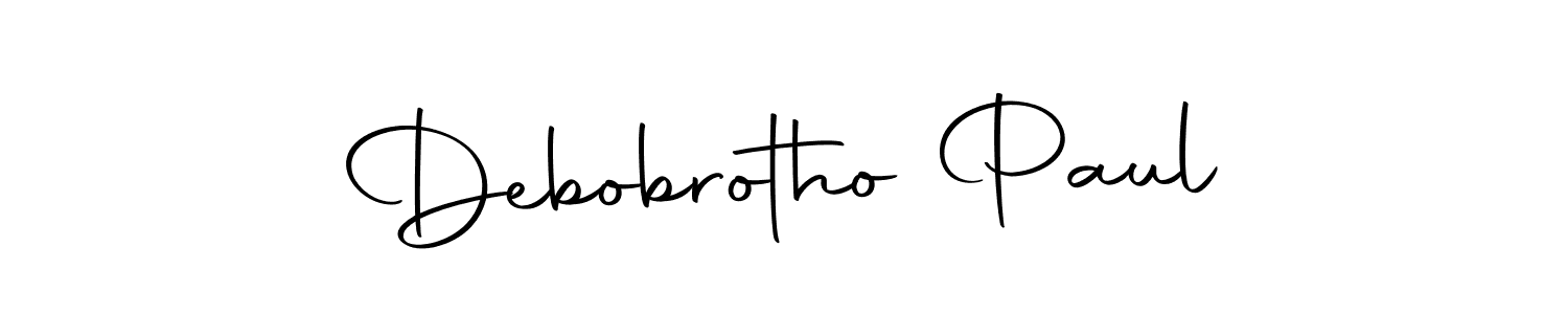 Make a beautiful signature design for name Debobrotho Paul. Use this online signature maker to create a handwritten signature for free. Debobrotho Paul signature style 10 images and pictures png