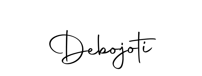 Design your own signature with our free online signature maker. With this signature software, you can create a handwritten (Autography-DOLnW) signature for name Debojoti. Debojoti signature style 10 images and pictures png