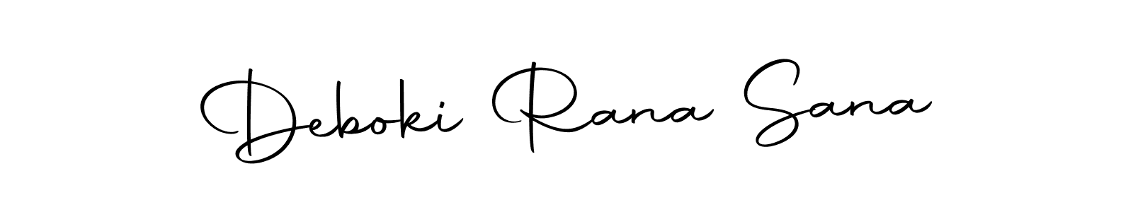 This is the best signature style for the Deboki Rana Sana name. Also you like these signature font (Autography-DOLnW). Mix name signature. Deboki Rana Sana signature style 10 images and pictures png
