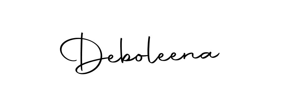 Make a short Deboleena signature style. Manage your documents anywhere anytime using Autography-DOLnW. Create and add eSignatures, submit forms, share and send files easily. Deboleena signature style 10 images and pictures png