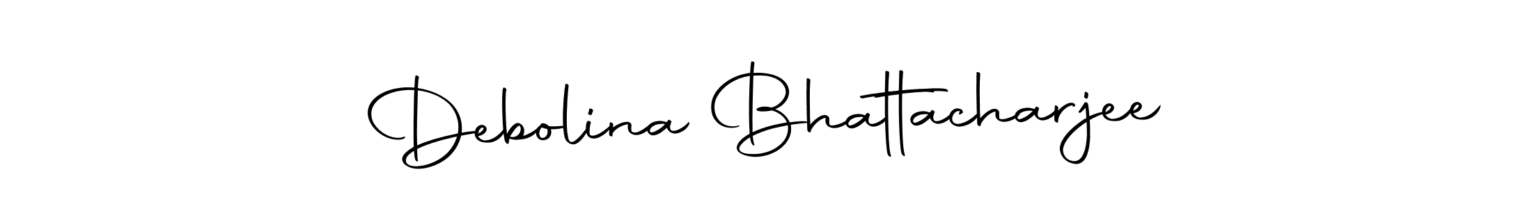 Make a beautiful signature design for name Debolina Bhattacharjee. With this signature (Autography-DOLnW) style, you can create a handwritten signature for free. Debolina Bhattacharjee signature style 10 images and pictures png
