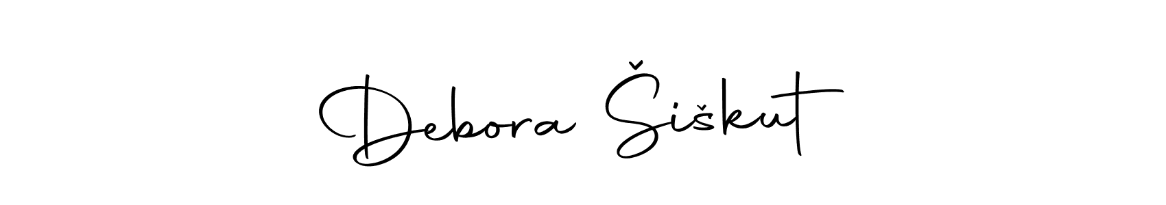 Design your own signature with our free online signature maker. With this signature software, you can create a handwritten (Autography-DOLnW) signature for name Debora Šiškutė. Debora Šiškutė signature style 10 images and pictures png