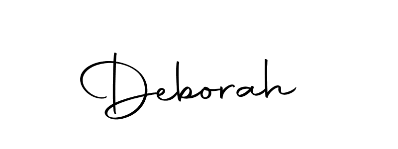 Make a beautiful signature design for name Deborah . With this signature (Autography-DOLnW) style, you can create a handwritten signature for free. Deborah  signature style 10 images and pictures png