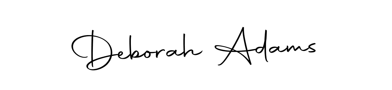Make a beautiful signature design for name Deborah Adams. Use this online signature maker to create a handwritten signature for free. Deborah Adams signature style 10 images and pictures png