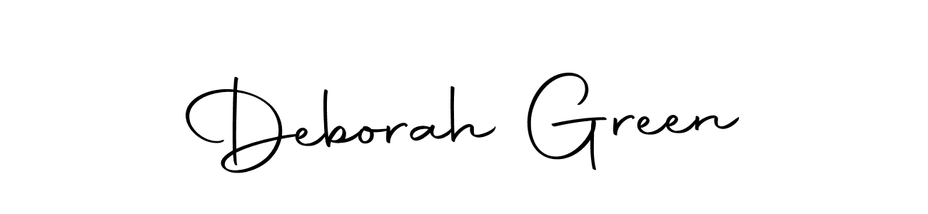 Create a beautiful signature design for name Deborah Green. With this signature (Autography-DOLnW) fonts, you can make a handwritten signature for free. Deborah Green signature style 10 images and pictures png