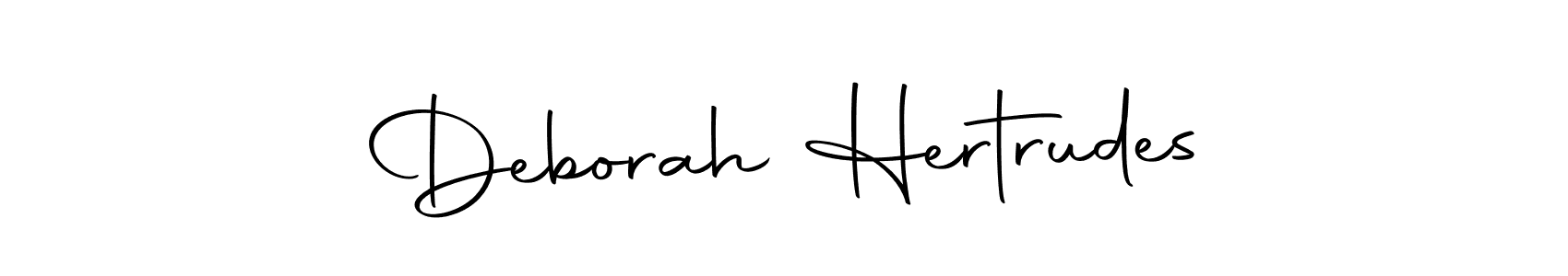 Make a beautiful signature design for name Deborah Hertrudes. With this signature (Autography-DOLnW) style, you can create a handwritten signature for free. Deborah Hertrudes signature style 10 images and pictures png