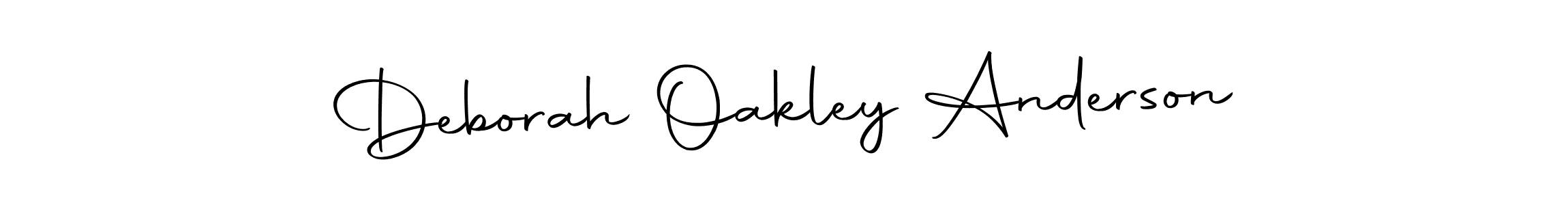 Deborah Oakley Anderson stylish signature style. Best Handwritten Sign (Autography-DOLnW) for my name. Handwritten Signature Collection Ideas for my name Deborah Oakley Anderson. Deborah Oakley Anderson signature style 10 images and pictures png