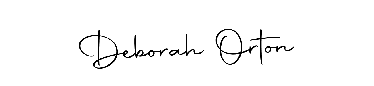 Design your own signature with our free online signature maker. With this signature software, you can create a handwritten (Autography-DOLnW) signature for name Deborah Orton. Deborah Orton signature style 10 images and pictures png