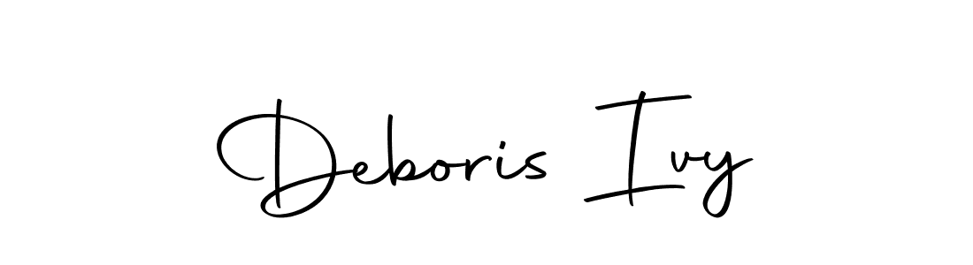 How to make Deboris Ivy signature? Autography-DOLnW is a professional autograph style. Create handwritten signature for Deboris Ivy name. Deboris Ivy signature style 10 images and pictures png