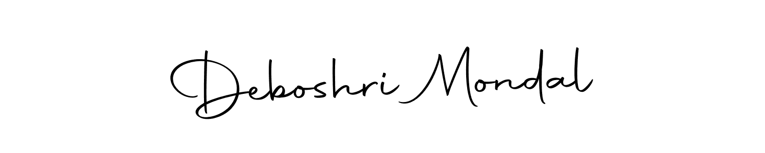 Use a signature maker to create a handwritten signature online. With this signature software, you can design (Autography-DOLnW) your own signature for name Deboshri Mondal. Deboshri Mondal signature style 10 images and pictures png