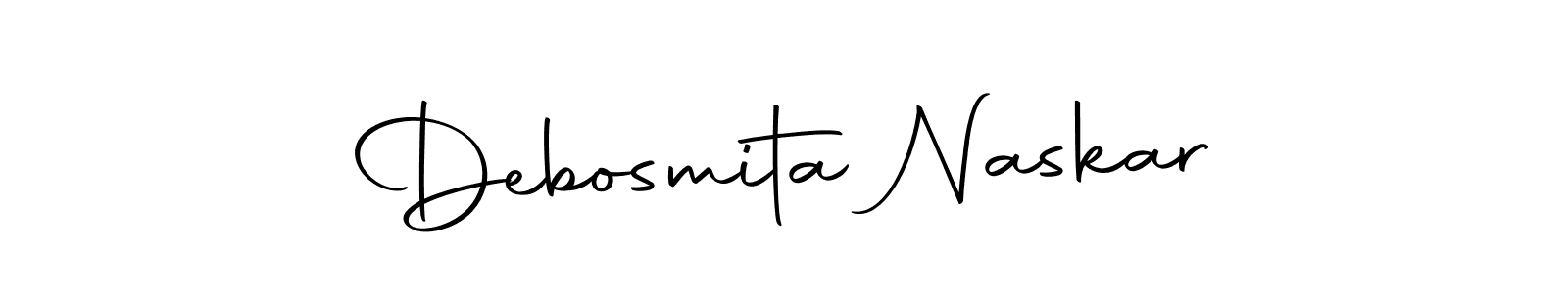 Design your own signature with our free online signature maker. With this signature software, you can create a handwritten (Autography-DOLnW) signature for name Debosmita Naskar. Debosmita Naskar signature style 10 images and pictures png