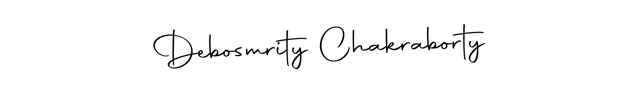 How to make Debosmrity Chakraborty signature? Autography-DOLnW is a professional autograph style. Create handwritten signature for Debosmrity Chakraborty name. Debosmrity Chakraborty signature style 10 images and pictures png
