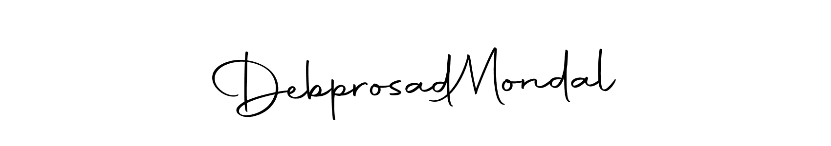 Design your own signature with our free online signature maker. With this signature software, you can create a handwritten (Autography-DOLnW) signature for name Debprosad  Mondal. Debprosad  Mondal signature style 10 images and pictures png
