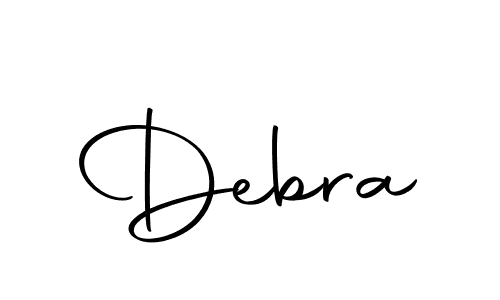 The best way (Autography-DOLnW) to make a short signature is to pick only two or three words in your name. The name Debra include a total of six letters. For converting this name. Debra signature style 10 images and pictures png