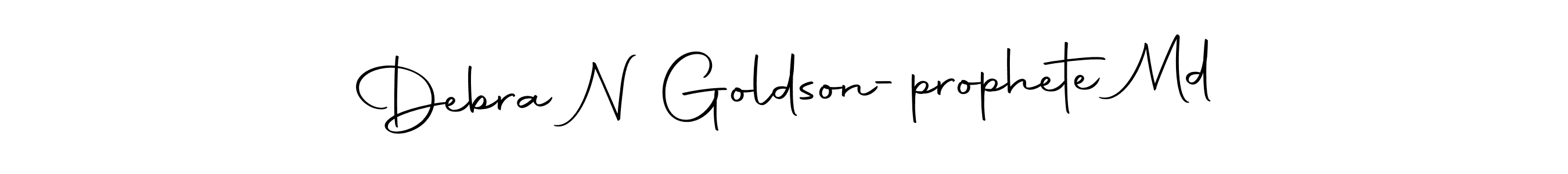 Also we have Debra N Goldson-prophete Md name is the best signature style. Create professional handwritten signature collection using Autography-DOLnW autograph style. Debra N Goldson-prophete Md signature style 10 images and pictures png