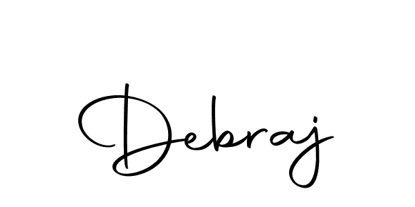 Use a signature maker to create a handwritten signature online. With this signature software, you can design (Autography-DOLnW) your own signature for name Debraj. Debraj signature style 10 images and pictures png