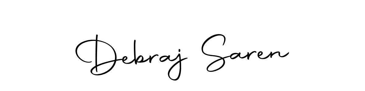 Make a short Debraj Saren signature style. Manage your documents anywhere anytime using Autography-DOLnW. Create and add eSignatures, submit forms, share and send files easily. Debraj Saren signature style 10 images and pictures png