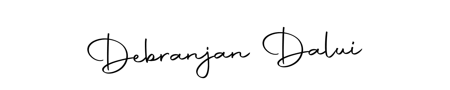 Create a beautiful signature design for name Debranjan Dalui. With this signature (Autography-DOLnW) fonts, you can make a handwritten signature for free. Debranjan Dalui signature style 10 images and pictures png