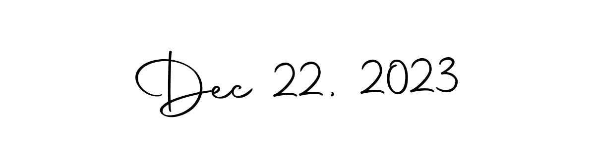 Create a beautiful signature design for name Dec 22, 2023. With this signature (Autography-DOLnW) fonts, you can make a handwritten signature for free. Dec 22, 2023 signature style 10 images and pictures png