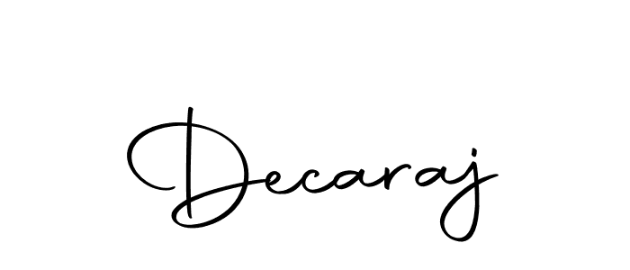 Autography-DOLnW is a professional signature style that is perfect for those who want to add a touch of class to their signature. It is also a great choice for those who want to make their signature more unique. Get Decaraj name to fancy signature for free. Decaraj signature style 10 images and pictures png