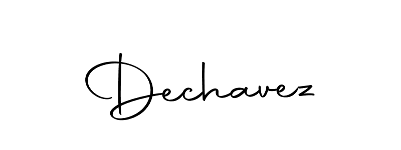 How to make Dechavez signature? Autography-DOLnW is a professional autograph style. Create handwritten signature for Dechavez name. Dechavez signature style 10 images and pictures png