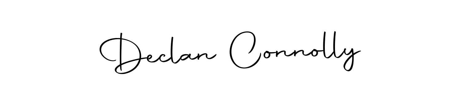 How to make Declan Connolly name signature. Use Autography-DOLnW style for creating short signs online. This is the latest handwritten sign. Declan Connolly signature style 10 images and pictures png