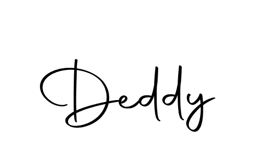 Make a beautiful signature design for name Deddy. With this signature (Autography-DOLnW) style, you can create a handwritten signature for free. Deddy signature style 10 images and pictures png