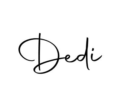 Make a beautiful signature design for name Dedi. With this signature (Autography-DOLnW) style, you can create a handwritten signature for free. Dedi signature style 10 images and pictures png