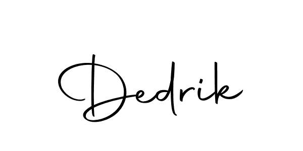 Use a signature maker to create a handwritten signature online. With this signature software, you can design (Autography-DOLnW) your own signature for name Dedrik. Dedrik signature style 10 images and pictures png