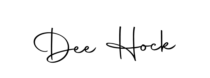 Create a beautiful signature design for name Dee Hock. With this signature (Autography-DOLnW) fonts, you can make a handwritten signature for free. Dee Hock signature style 10 images and pictures png