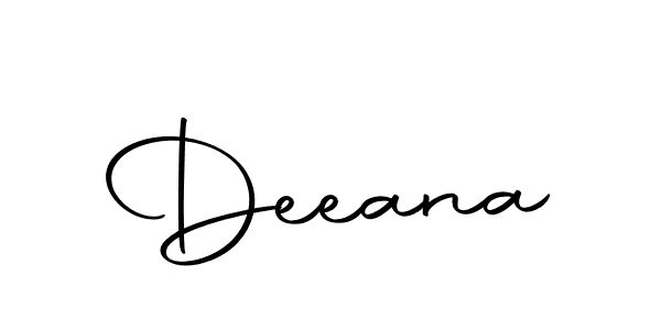 Deeana stylish signature style. Best Handwritten Sign (Autography-DOLnW) for my name. Handwritten Signature Collection Ideas for my name Deeana. Deeana signature style 10 images and pictures png