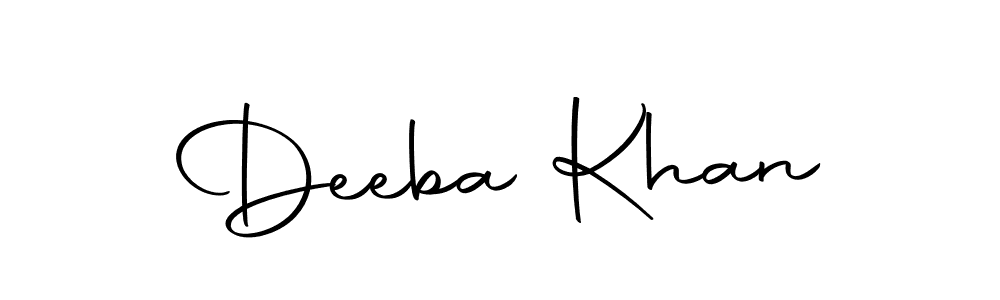 Make a short Deeba Khan signature style. Manage your documents anywhere anytime using Autography-DOLnW. Create and add eSignatures, submit forms, share and send files easily. Deeba Khan signature style 10 images and pictures png