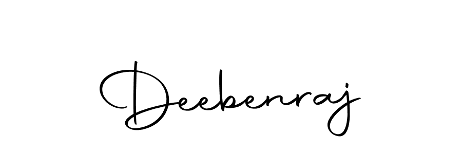 Design your own signature with our free online signature maker. With this signature software, you can create a handwritten (Autography-DOLnW) signature for name Deebenraj. Deebenraj signature style 10 images and pictures png