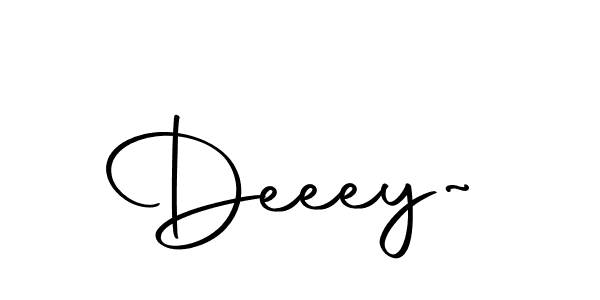 Make a beautiful signature design for name Deeey~. With this signature (Autography-DOLnW) style, you can create a handwritten signature for free. Deeey~ signature style 10 images and pictures png