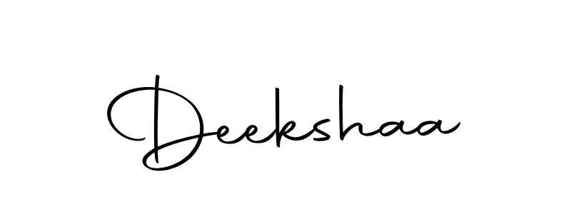 You can use this online signature creator to create a handwritten signature for the name Deekshaa. This is the best online autograph maker. Deekshaa signature style 10 images and pictures png