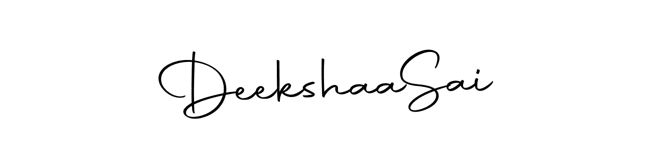 if you are searching for the best signature style for your name Deekshaa  Sai. so please give up your signature search. here we have designed multiple signature styles  using Autography-DOLnW. Deekshaa  Sai signature style 10 images and pictures png