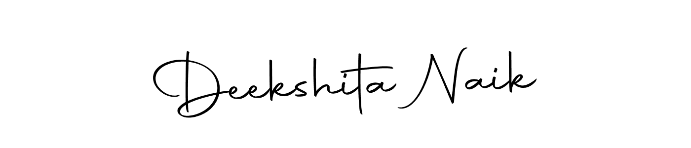 Make a beautiful signature design for name Deekshita Naik. Use this online signature maker to create a handwritten signature for free. Deekshita Naik signature style 10 images and pictures png