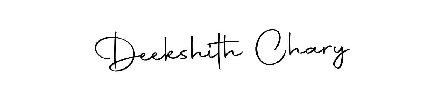 Also we have Deekshith Chary name is the best signature style. Create professional handwritten signature collection using Autography-DOLnW autograph style. Deekshith Chary signature style 10 images and pictures png