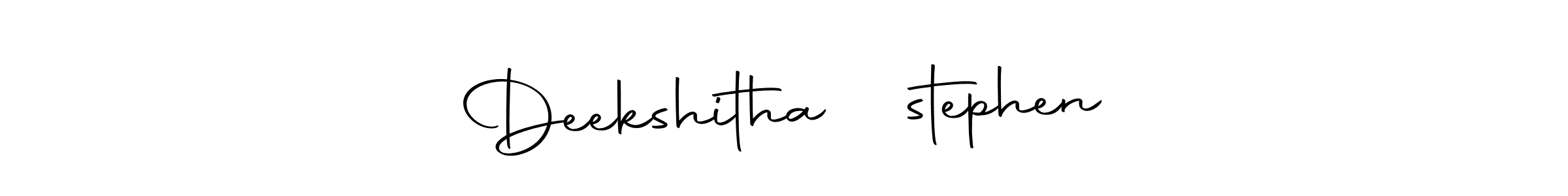 Also we have Deekshitha ❣️stephen name is the best signature style. Create professional handwritten signature collection using Autography-DOLnW autograph style. Deekshitha ❣️stephen signature style 10 images and pictures png