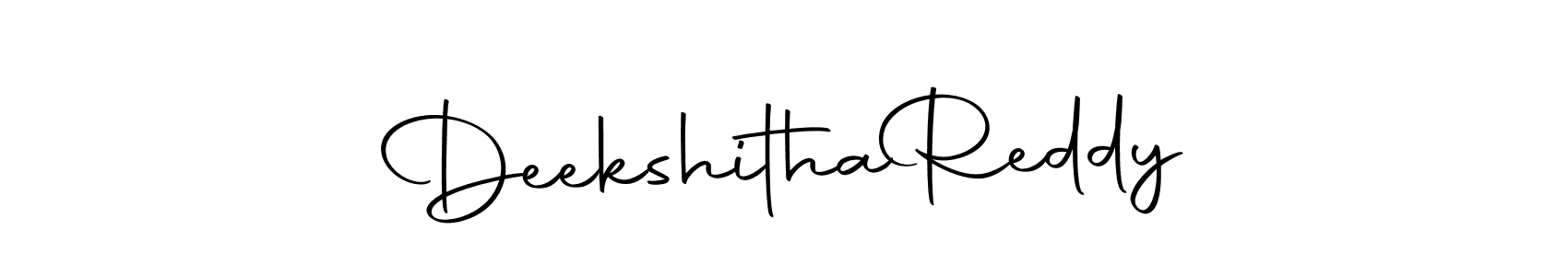 Similarly Autography-DOLnW is the best handwritten signature design. Signature creator online .You can use it as an online autograph creator for name Deekshitha  Reddy. Deekshitha  Reddy signature style 10 images and pictures png