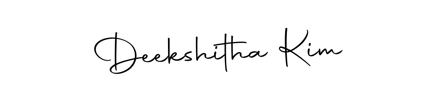 This is the best signature style for the Deekshitha Kim name. Also you like these signature font (Autography-DOLnW). Mix name signature. Deekshitha Kim signature style 10 images and pictures png