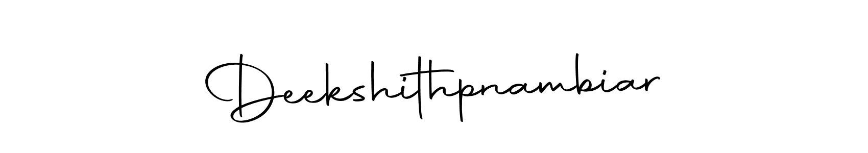 It looks lik you need a new signature style for name Deekshithpnambiar. Design unique handwritten (Autography-DOLnW) signature with our free signature maker in just a few clicks. Deekshithpnambiar signature style 10 images and pictures png