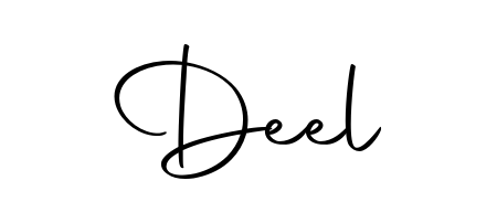Upgrade your professional image with Deel signature created with Autography-DOLnW font. Fast, free, and watermark-free download. Deel signature style 10 images and pictures png
